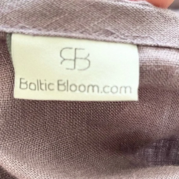 BALTIC BLOOM 100% LINEN DRESS SIZE XXL Boho Lagenlook Minimalist Modern - Picture 4 of 10